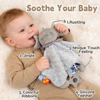 24-Piece Baby Gift Basket, Baby Shower Gift Set for Newborns, Khaki - Image 4