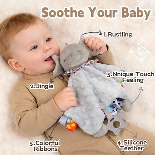 24-Piece Baby Gift Basket, Baby Shower Gift Set for Newborns, Khaki - Image 4
