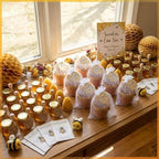 Ctosree 50 Sets Sweet As Can Bee Baby Shower Favors for Guests Honeybee Seed Packets Bulk Include Self Adhesive Seed Packets Flowerpot Thank You Tags Organza Bags for Sweet Bee Theme Baby Shower - Image 6