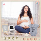Canlierr 9 Pcs Pregnancy Announcement Set Baby Coming Soon Ideas, Gray - Image 6