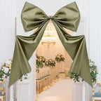 Wavwavw Giant Bow Big Wall Decor, Sage Green, Polyester, Weeding by Wavwavw