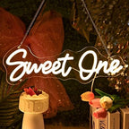 Britrio Sweet One Neon Sign Baby Shower Girl Boy 1st Birthday Party Decor - Image 5