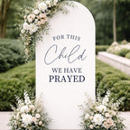for This Child We Have Prayed Decal Christian Baby Shower Welcome Sign - Image 3