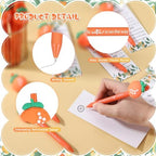 50 Set Baby Shower Gifts Pens for Guests Baby Shower Party Favors Retractable Ballpoint Pens with Thank You Cards for Gender Reveal Souvenir Game Prize (A Little Cutie) - Image 3