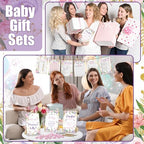Sherr 476 Pcs Butterfly Baby Shower Games 6 Sets Activities Cards Pacifier Hunt Game 50 Pacifiers How Big Is Mommy's Belly Sign 50 Guessing Cards 2 Measuring Tape Don't Say Baby Sign 50 Clothespin - Image 6