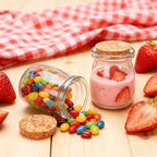 3.4 oz Small Glass Jar with Cork Lids,48 pcs Mini Glass Bottles - Image 4