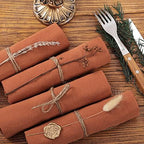 Cloth Napkins Fall Washable Reusable Linen Wedding Party Home Table Decor - Image 5