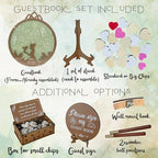 Quinceanera Guest Book Alternative Frog Princess Drop Box Frame with Chips - Image 6