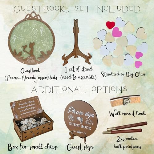 Quinceanera Guest Book Alternative Frog Princess Drop Box Frame with Chips - Image 6