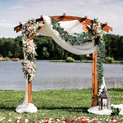Ouddy Decor 2 Pack Eucalyptus Garland Artificial Greenery Vines with Buds - Image 5