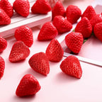Loopeer 48 Set Strawberry Baby Shower Soaps with Cards Bags, Red - Image 6