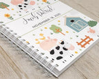 Personalized Baby Memory Book - Hardcover First Year Album Customized with Baby’s Name - Prompted Baby Journal (Farm Life) - Image 2