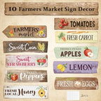 Kriyokiaa Locally Grown Baby Shower Decorations, Locally Grown Banner and Farm Stand Sign Decor - Image 4