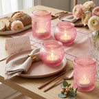 24PCS Pink Votive Candle Holders - Image 7
