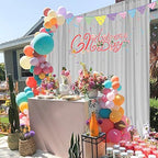 Light Grey Backdrop Curtains for Parties/Weddings/Stage, 5ft x 10ft, 2PCS - Image 4