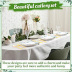 400 Pcs Sage Green Plate and Napkin Party Supplies, Green, Pure - Image 5