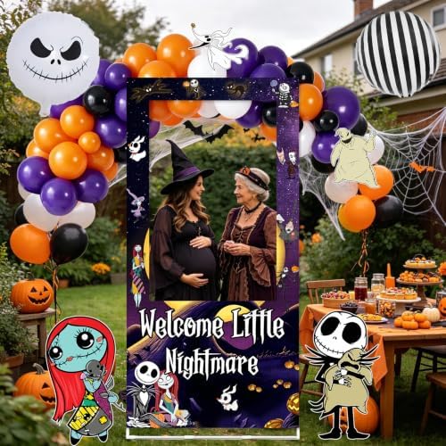 Halloween Balloon Arch Kit, Halloween Balloon Garland with Photo Frame - Image 6
