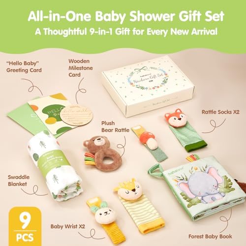 hahaland for Boys Newborn Gender Reveal Gifts Basket Set - Image 2