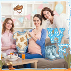 Sliner 15 Pcs Welcome Cowboy Baby Shower Decoration 15 Inch Blue Yard Signs with Stakes Large Lawn Sign for Gender Reveal Newborn Welcome Home Outdoor Party Decoration - Image 5