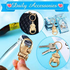 Sieral 24 Pcs Baby Shower Bottle Opener Party Favor for Guest Gold Keychain Gifts Decorations Souvenirs for Girls Boys Baby Birthday Gender Wedding Reveal Bridal Party Decor (Boy) - Image 6