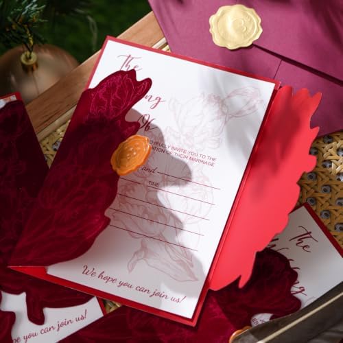 20PCS Wedding Invitation Kits ,for Wedding,Baby Shower,Birthday&Quinceanera - Image 6