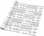AOFUN Personalized Name Text Custom Wrapping Paper Picture Personalized Gift Wrap Paper Custom Wrapping Paper Picture Custom Name Wrapping Paper 3 Rolls 58"" x 23"", Style 23 - Image 5