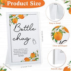 Roowest Bottle Chug Baby Shower Games Favors, Pink, Blue, Little Cutie - Image 2