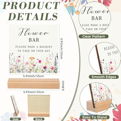 Gilprop 63 Pcs Flower Bar Bouquet Kit, Multicolor, Kraft Paper, Plastic - Image 3