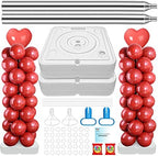 2 Set Balloon Column Stand Kit for Floor with Heavy Duty Base, VETOGETHER Adjustable 7 FT Balloon Tower Kit with Telescopic Design, Updated Balloon Pillar Kit with Metal Poles for Party Decoration by VETOGETHER