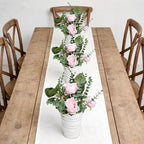 Wedding Pink Flower Table Centerpieces - 6 PCS, 10 Inches - Image 3