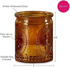 Amber Tea Light Holder - 20pcs - Vintage Glass Tealight Candle Holders by Kate Aspen, Home Décor Table Decoration Favors Gifts for Wedding, Bachelorette, Bridal Shower & Baby Shower Party - Image 6