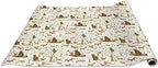 Jillson Roberts 6 Roll-Count Baby Gift Wrap Available in 5 Different Designs, Fairytale Forest - Image 3