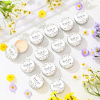 MTLEE 50 Pcs Wildflower Wedding Candles Gift Favors for Guests 1 Oz - Image 2