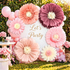 Alecono 6 Pcs Giant Paper Flowers Decorations for Wall(31" 24" 20") by AleconoBetterYourLife