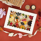 TOMNK 30pcs Cookie Boxes with Window,14x10x2.5 In White Treat Boxes - Image 5