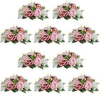 NUPTIO Flower Balls for Table Centerpieces: Dusty Pink & White Fake Flowers by Nuptio