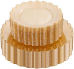 LIYH 60 Pcs Gold Glitter Plastic Scalloped Plates for Wedding & Party by LIYHLoveinyourheart