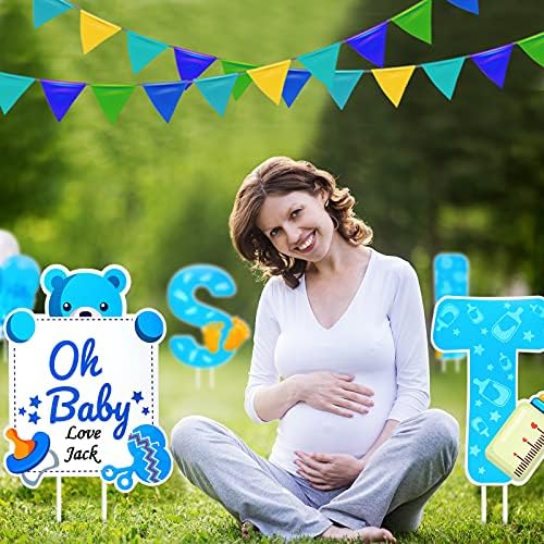 Its a Boy Decorations Yard Signs, 11 Pcs, 16 In, Baby Shower Lawn Sign - Image 6
