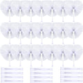 Unittype 150 Packs Heart Shaped Paper Fans for Wedding Guests,White by Unittype