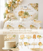 Little Pumpkin Baby Shower Decorations Gender Neutral - Image 5