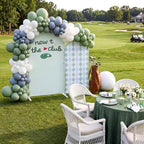 Mindsoft 2 Pcs New to the Club Backdrop Arch Cover, Green - Image 2
