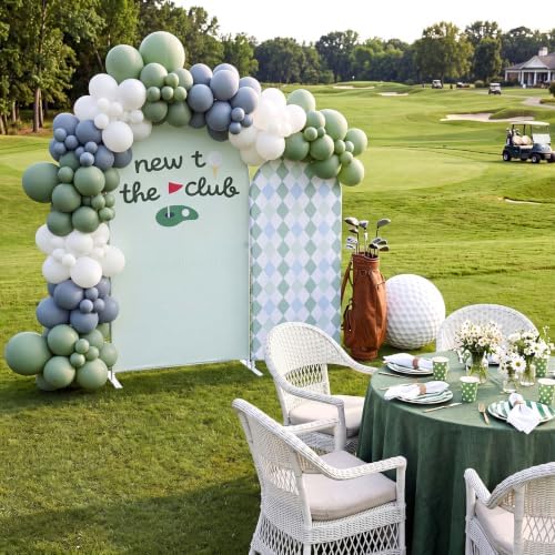 Mindsoft 2 Pcs New to the Club Backdrop Arch Cover, Green - Image 2