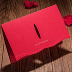 Hosmsua 50pcs Red Laser Cut Lace Flora Invitations Cards with Gold Butterfly and Envelopes for Bridal Shower Wedding Quinceañera Invitation - Image 6