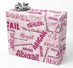 AOFUN Birthday Wrapping Paper - Personalized Gift Wrapping Paper for Men - 1st Birthday - 3 Rolls, 58" x 23" Each by Unknown