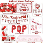 144Pcs Ready to Pop Baby Shower Decorations Balloon Arch Set - Image 4