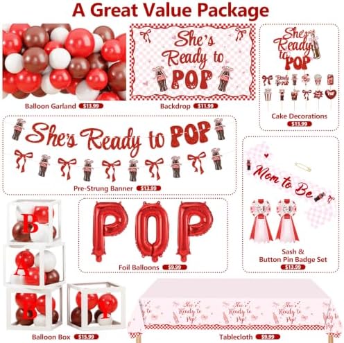 144Pcs Ready to Pop Baby Shower Decorations Balloon Arch Set - Image 4