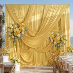 10x15FT Gold Sequin Backdrop Curtain Double Sided - Image 2