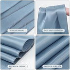24 Pack Dusty Blue Satin Table Runners 12 x 108 Inch Long Table Runners for Rectangle Round Tables, Smooth Satin Table Runner for Wedding,Birthday Party Banquets Graduation Engagements Decoration - Image 4