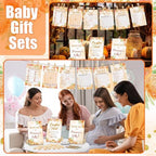 476 Pcs Little Pumpkin Baby Shower Games, 9 Style Baby Shower Activities - Image 5