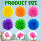 Tinlade 6 Pcs 14 Inch Classroom Party Decoration Pom Pom Supplies,Colorful - Image 2